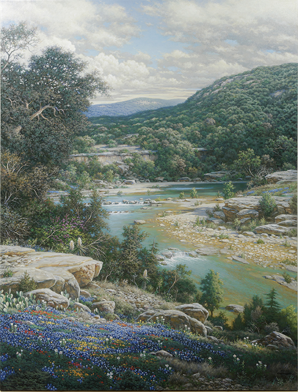 Cliffs of the Nueces by artist Larry Dyke